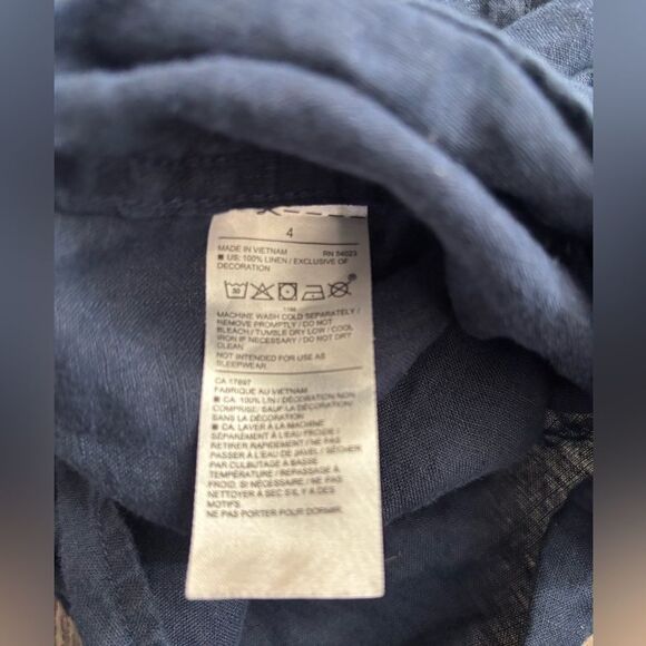 Janine &Jack and Gap Blue Kids Button-Up Shirt - Picture 7 of 11